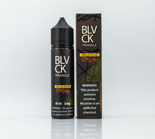 Рідина Black Triangle Organic Delicious Coffee 60ml 1.5mg на органічному нікотині зі смаком кави