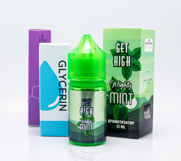 Жидкость Get High Salt Mighty Mint 30ml 30mg со вкусом мяты с холодком (набор компонентов)