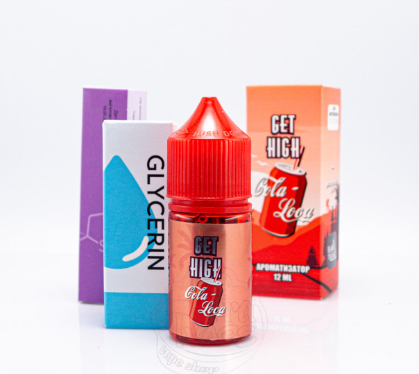 Рідина Get High Salt Cola-Loca 30ml 30mg зі смаком коли (набор компонентов)