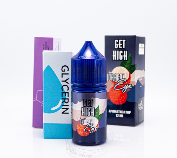 Рідина Get High Salt Dragon Eye 30ml 50mg зі смаком лічі з холодком (набор компонентов)