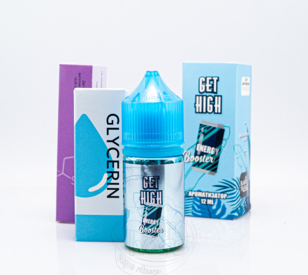 Рідина Get High Salt Energy Booster 30ml 30mg зі смаком енергетика (набор компонентов)