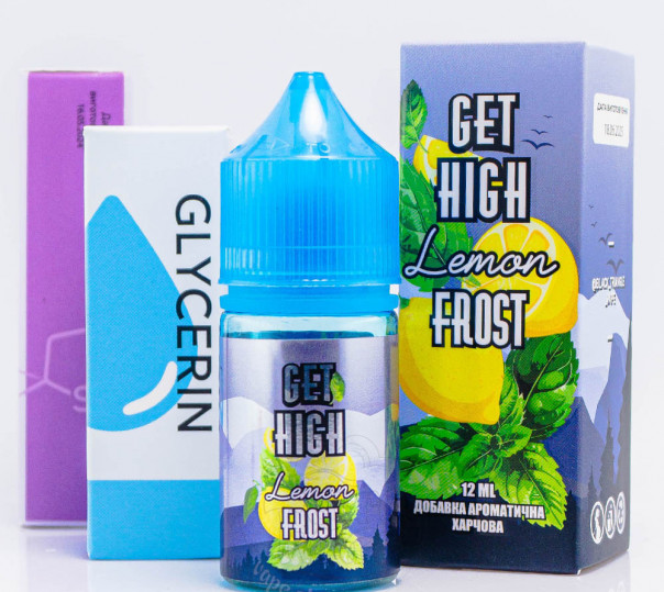 Жидкость Get High Salt Lemon Frost 30ml 50mg со вкусом лимона и мяты (набор компонентов)