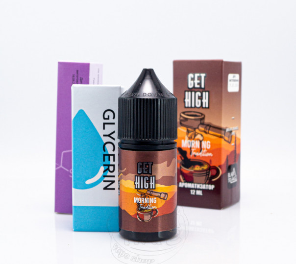 Рідина Get High Salt Morning Tradition 30ml 50mg зі смаком кави (набор компонентов)