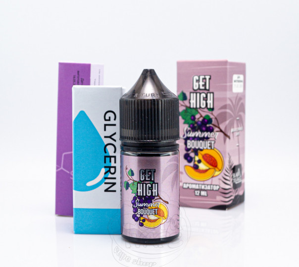 Рідина Get High Salt Summer Bouquet 30ml 50mg зі смаком дині та винограду з холодком (набор компонентов)