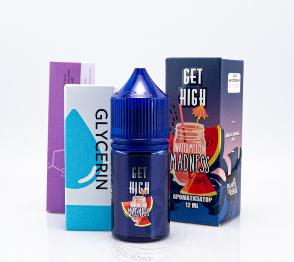 Жидкость Get High Salt Watermelon Madness 30ml 50mg со вкусом арбуза с холодком (набор компонентов)