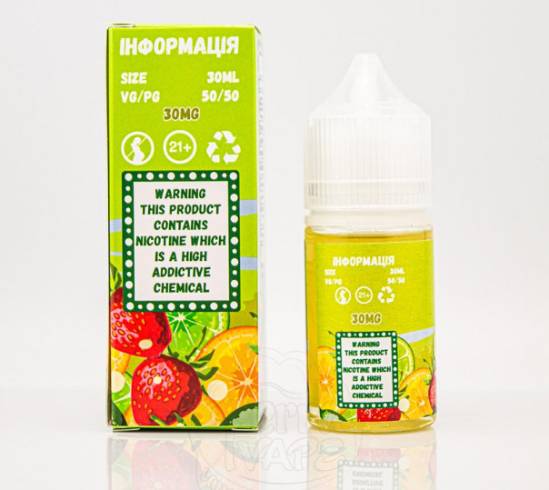 Жидкость Mad Breakfast Salt Squash 30ml 65mg на солевом никотине со вкусом цитрусового лимонада