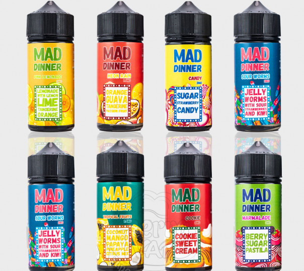 Рідина Mad Dinner Organic 100ml на органічному нікотині