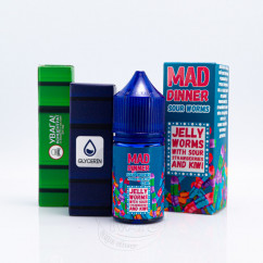 Mad Dinner Salt Sour Worms 30ml 30mg Рідина