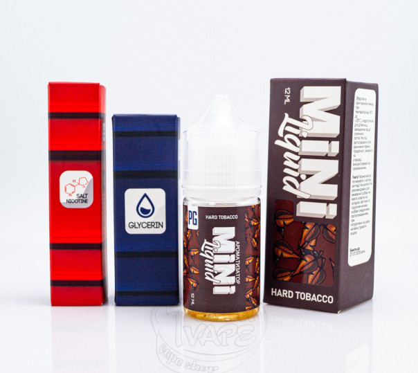 Жидкость Mini Liquid Salt Hard Tobacco 30ml 50mg со вкусом табака (набор компонентов)