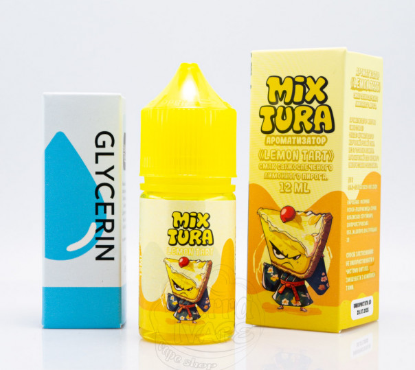 Рідина Mixtura Salt Lemon Tart 30ml 30mg зі смаком лимонного пирога (набір компонентів)