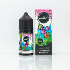 Mixtura Salt Strawberry Kiwi Gum 30ml 30mg Жидкость