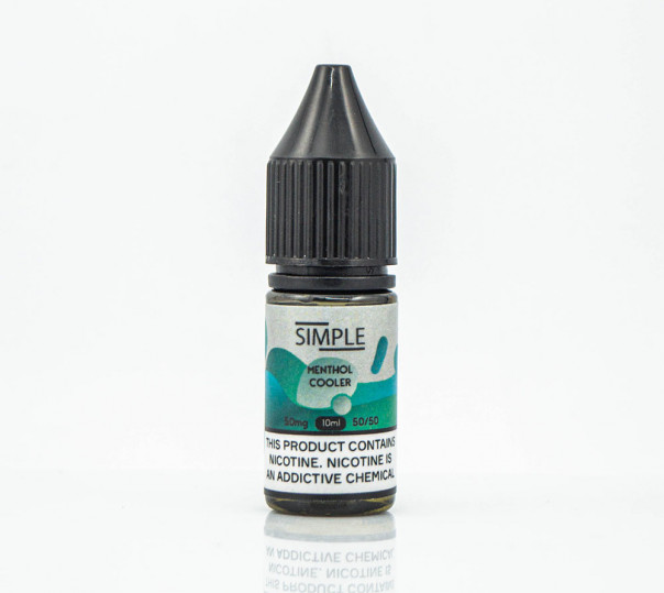 Рідина Simple Salt Menthol Cooler 10ml 50mg на сольовому нікотині зі смаком ментолу з холодком