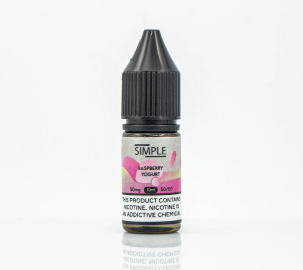 Жидкость Simple Salt Raspberry Yogurt 10ml 50mg на солевом никотине со вкусом малинового йогурта