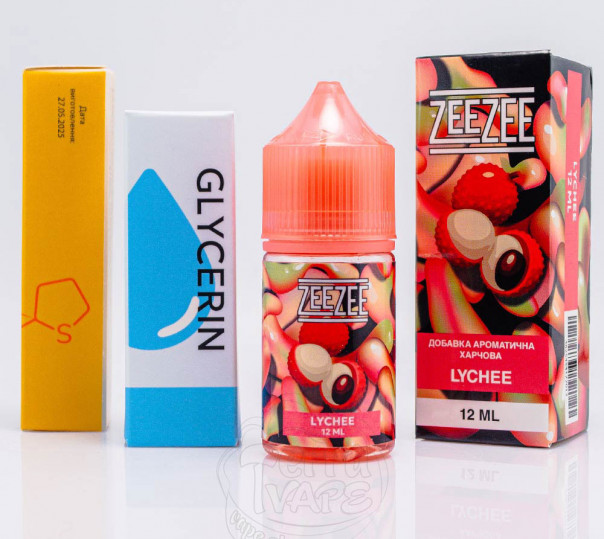 Жидкость ZeeZee Salt Lychee 30ml 50mg со вкусом личи (набор компонентов)