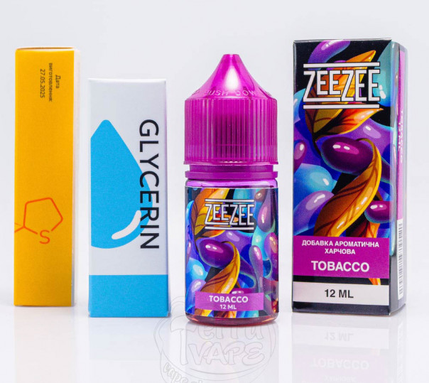 Жидкость ZeeZee Salt Tobacco 30ml 50mg со вкусом табачки (набор компонентов)