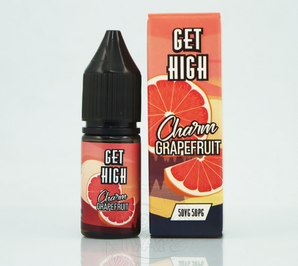 Жидкость Get High Salt Charm Grapefruit 10ml 50mg на солевом никотине со вкусом грейпфрута