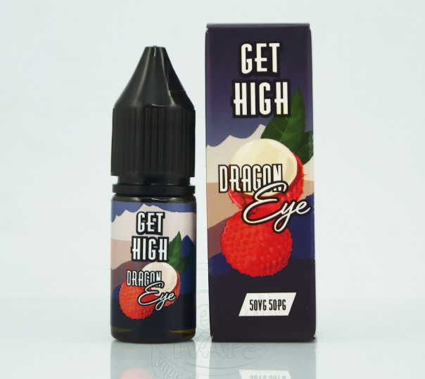 Жидкость Get High Salt Dragon Eye 10ml 30mg на солевом никотине со вкусом личи