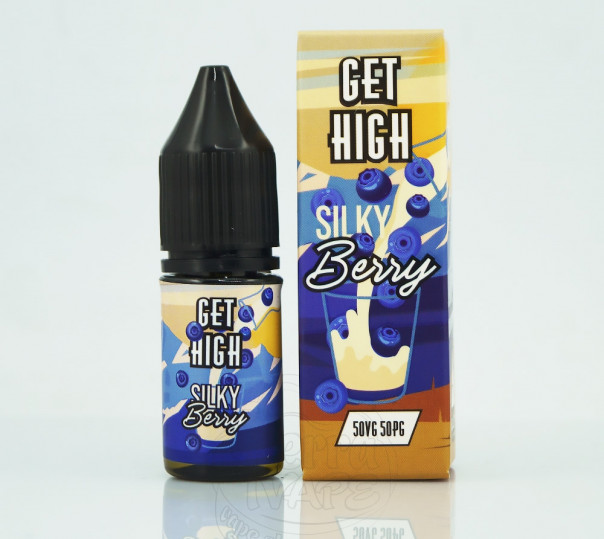 Рідина Get High Salt Silky Berry 10ml 30mg на сольовому нікотині зі смаком ягідного мілкшейка