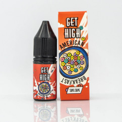 Get High Salt American Breakfast 10ml 30mg Рідина