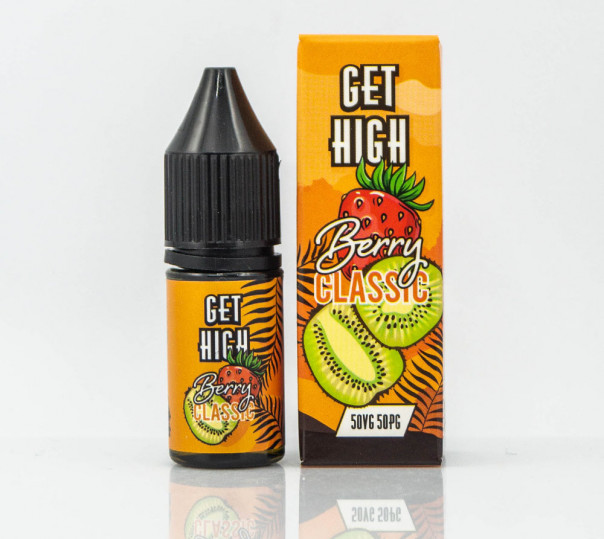 Рідина Get High Salt Berry Classic 10ml 30mg на сольовому нікотині зі смаком полуниці та ківі