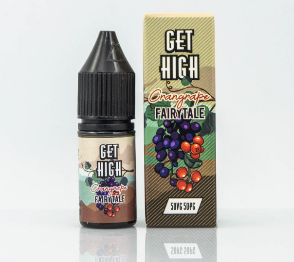 Жидкость Get High Salt Crangrape Fairytale 10ml 30mg на солевом никотине со вкусом клюквы и винограда