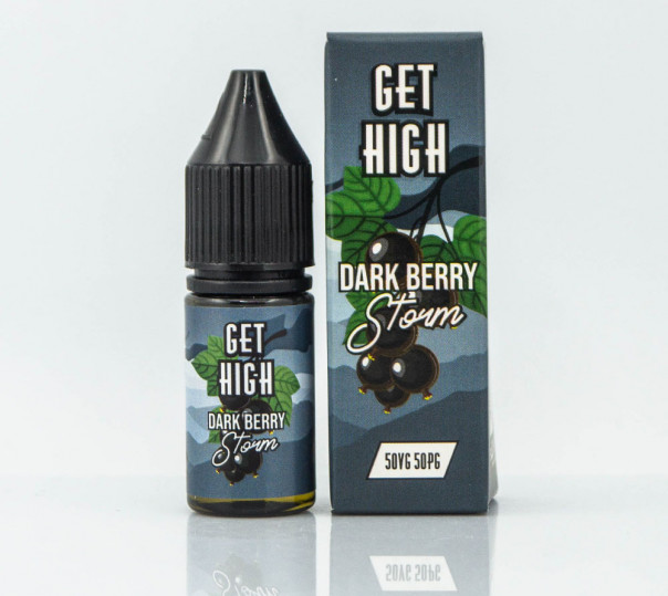 Жидкость Get High Salt Dark Berry Storm 10ml 30mg на солевом никотине со вкусом холодной смородины