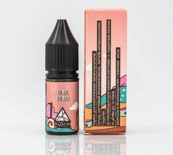 Рідина Get High Salt Pink Clouds 10ml 30mg на сольовому нікотині зі смаком полуничного чізкейка