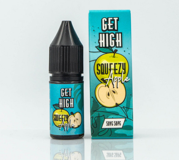 Жидкость Get High Salt Squeezy Apple 10ml 30mg на солевом никотине со вкусом яблока