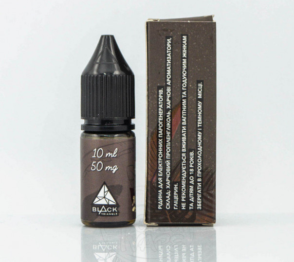 Рідина Get High Salt Tobacco Mousse 10ml 30mg на сольовому нікотині зі смаком тютюну та карамелі