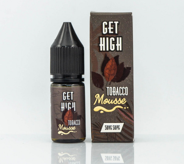 Жидкость Get High Salt Tobacco Mousse 10ml 30mg на солевом никотине со вкусом табака и карамели