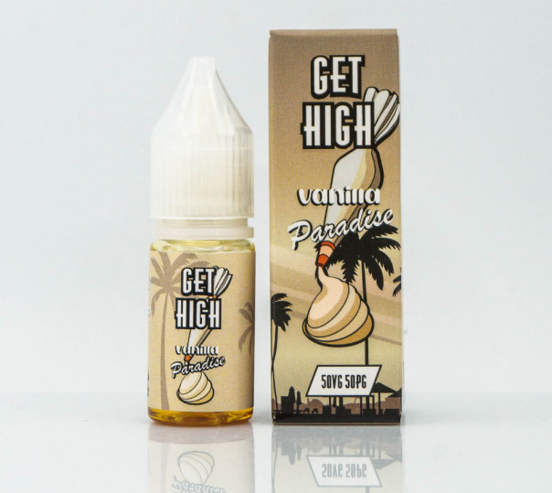 Жидкость Get High Salt Vanilla Paradise 10ml 30mg на солевом никотине со вкусом ванили