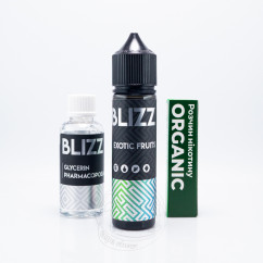 Blizz Organic Exotic Fruits 60ml 3mg Рідина