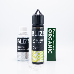 Blizz Organic Sour Apple With Kiwi 60ml 3mg