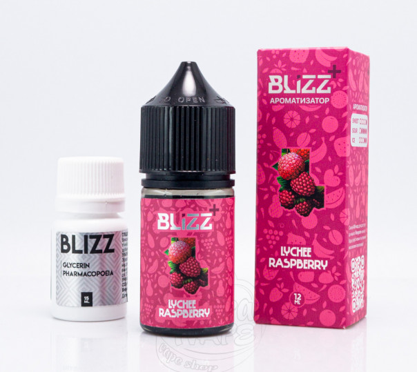 Рідина Blizz Plus Salt Lychee Raspberry 30ml 25mg зі смаком лічі та малини (набір компонентів)