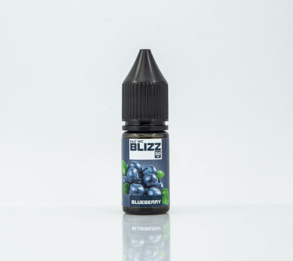 Рідина Blizz Salt Blueberry 10ml 25mg на сольовому нікотині зі смаком чорниці