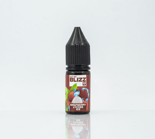 Жидкость Blizz Salt Lychee Raspberry 10ml 25mg на солевом никотине со вкусом малины и личи