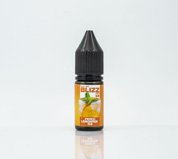 Жидкость Blizz Salt Peach Lemonade 10ml 25mg на солевом никотине со вкусом персикового лимонада