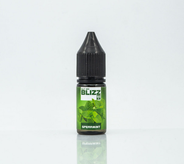 Рідина Blizz Salt Spearmint 10ml 25mg на сольовому нікотині зі смаком м'яти