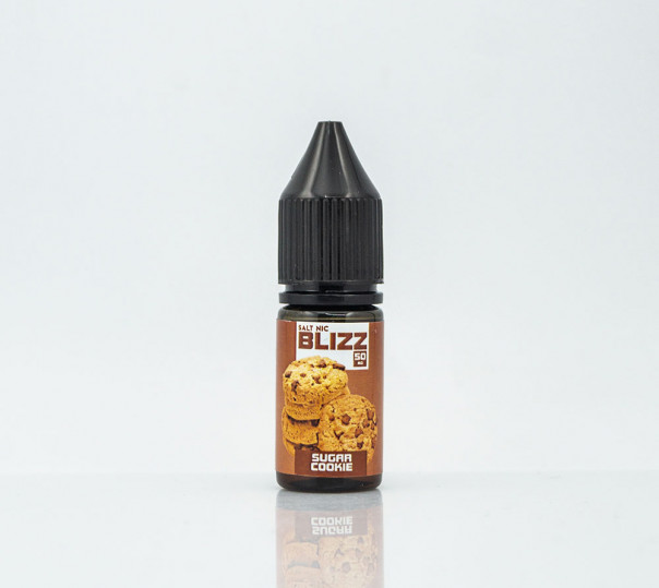 Рідина Blizz Salt Sugar Cookie 10ml 25mg на сольовому нікотині зі смаком печива