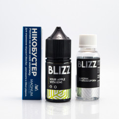 Blizz Salt Sour Apple With Kiwi 30ml 25mg Жидкость