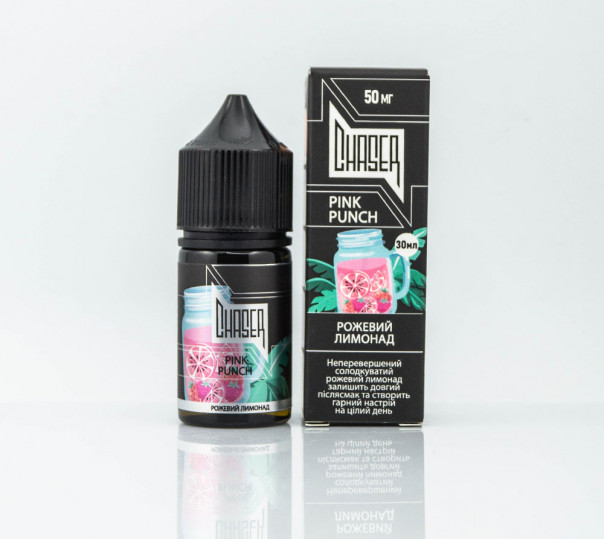 Жидкость Chaser Black Salt Pink Punch 30ml 30mg на солевом никотине со вкусом розового лимонада