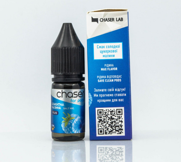 Жидкость Chaser For Pods Balance Salt Голубая малина 10ml 30mg на солевом никотине