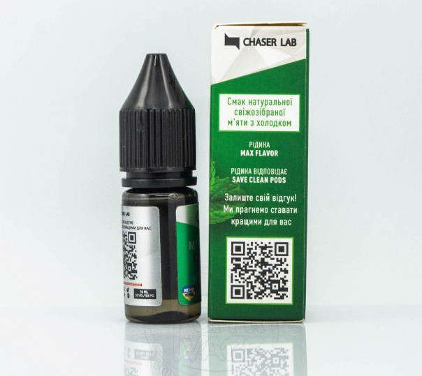 Рідина Chaser For Pods Balance Salt М'ята 10ml 30mg на сольовому нікотині