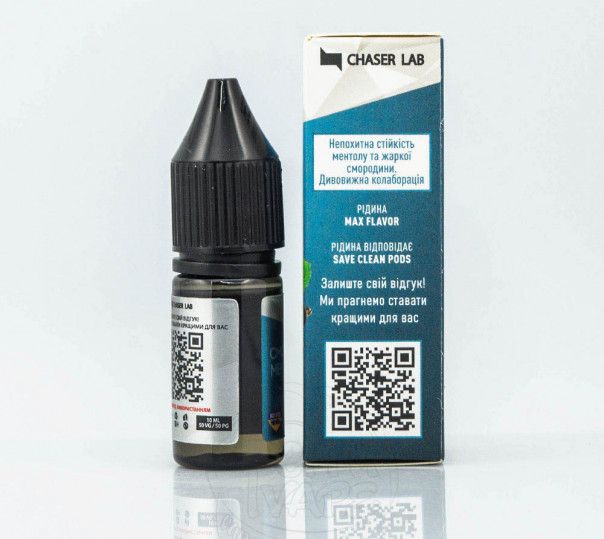 Жидкость Chaser For Pods Balance Salt Смородина ментол 10ml 30mg на солевом никотине