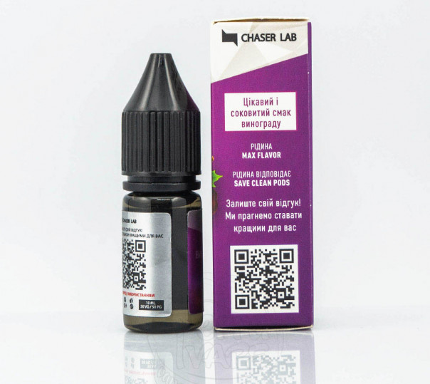 Рідина Chaser For Pods Balance Salt Виноград 10ml 30mg на сольовому нікотині