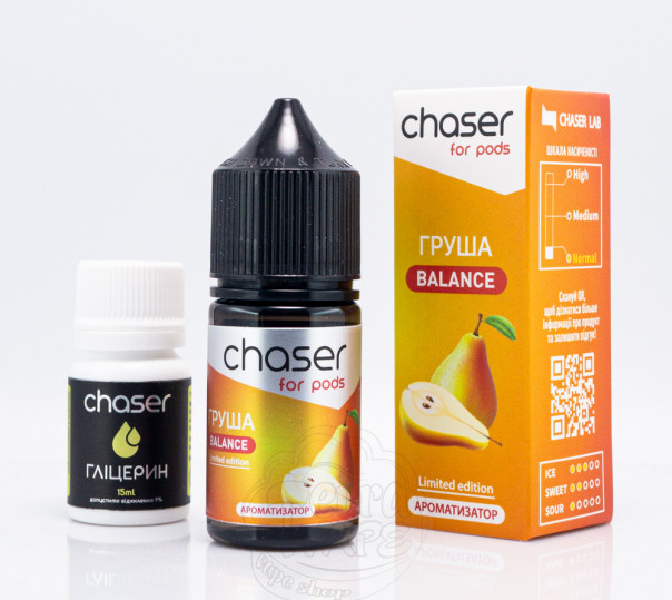 Рідина Chaser For Pods Balance Salt Груша 30ml 65mg (набір компонентів)