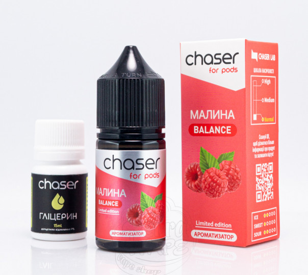 Рідина Chaser For Pods Balance Salt Малина 30ml 50mg (набір компонентів)