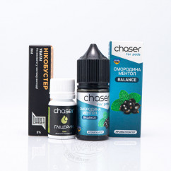 Chaser For Pods Balance Salt Смородина ментол 30ml 50mg Рідина