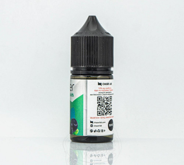 Жидкость Chaser For Pods Balance Salt Ментол Черника 30ml 30mg на солевом никотине