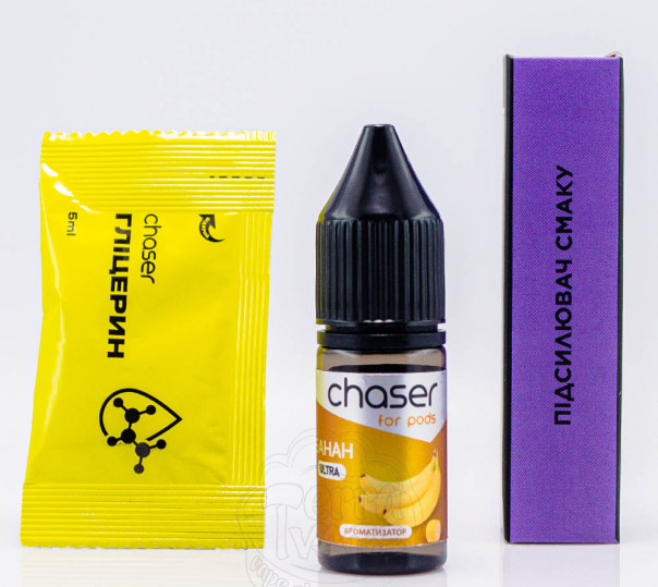 Жидкость Chaser For Pods Ultra Salt Банан 10ml 50mg (набор компонентов)